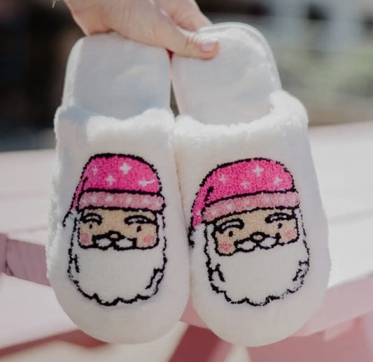 Santa Fuzzy Slippers