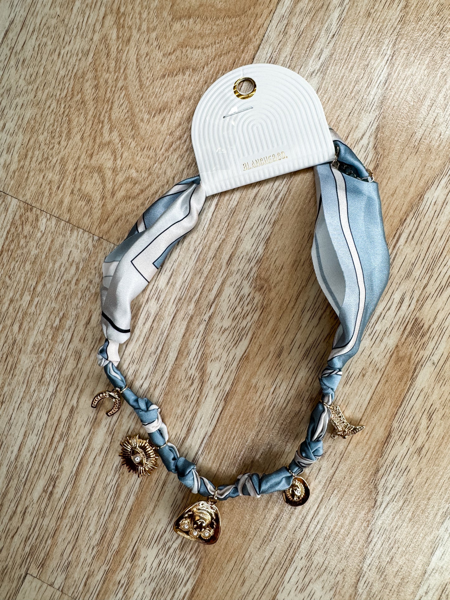 Scarf Cowgirl Necklace