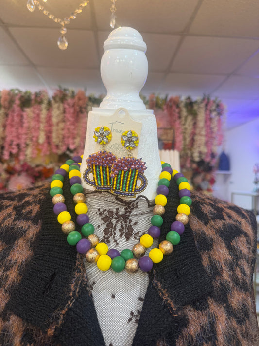 Mardi Gras Necklace