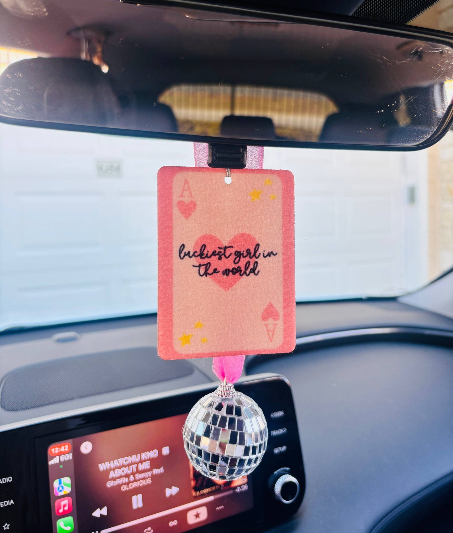 Coquette Felt Freshie Car Freshie