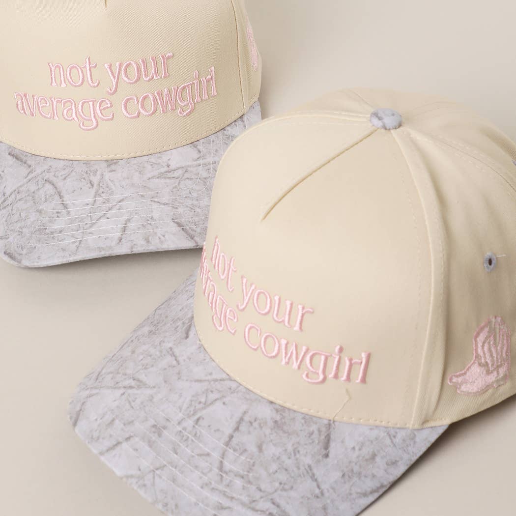 NOT YOUR AVERAGE COWGIRL Trucker Hat