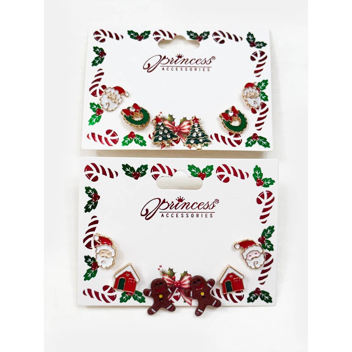 Cute Christmas Theme Sparkly Earrings