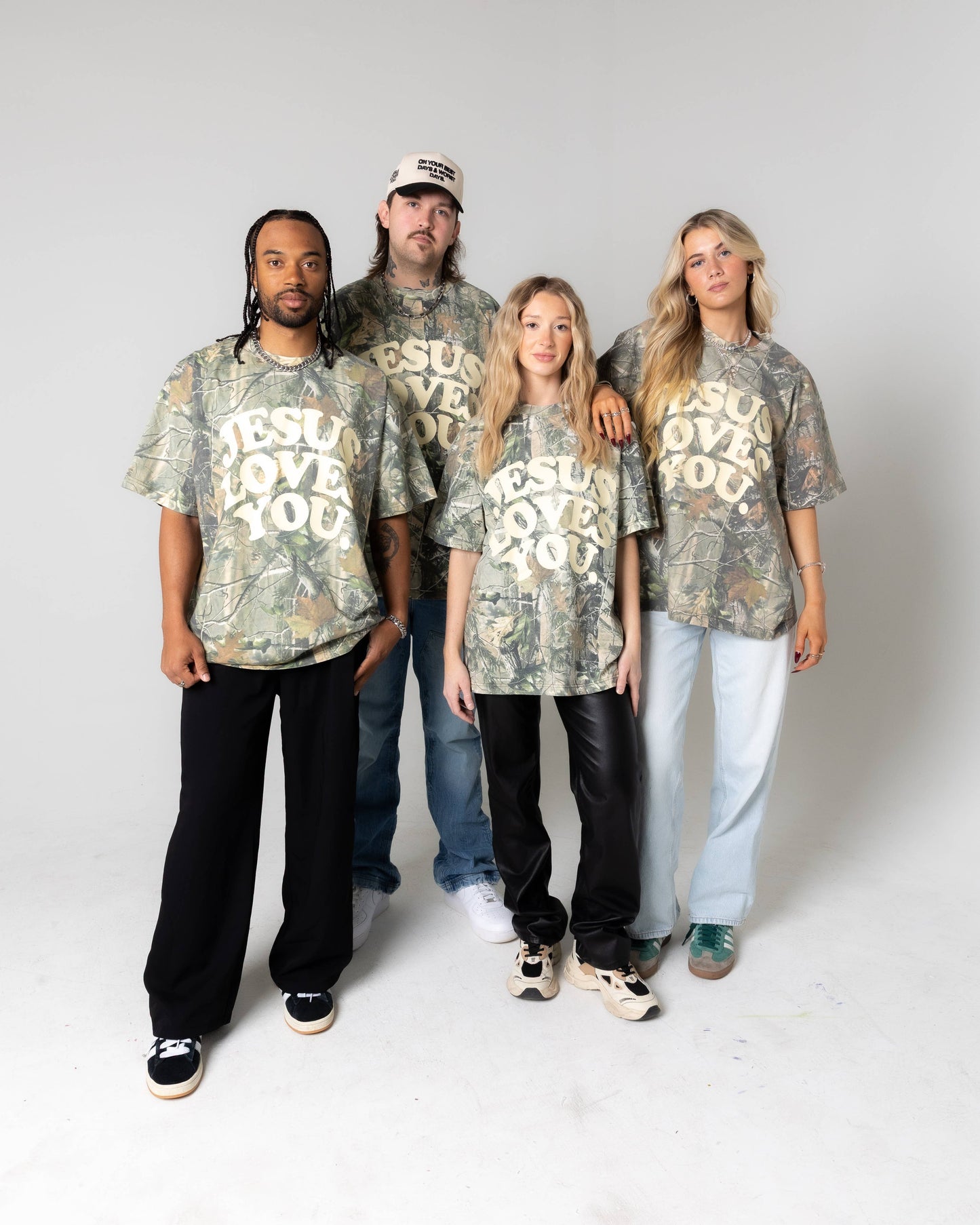Heavyweight Camo Tee || Oversized