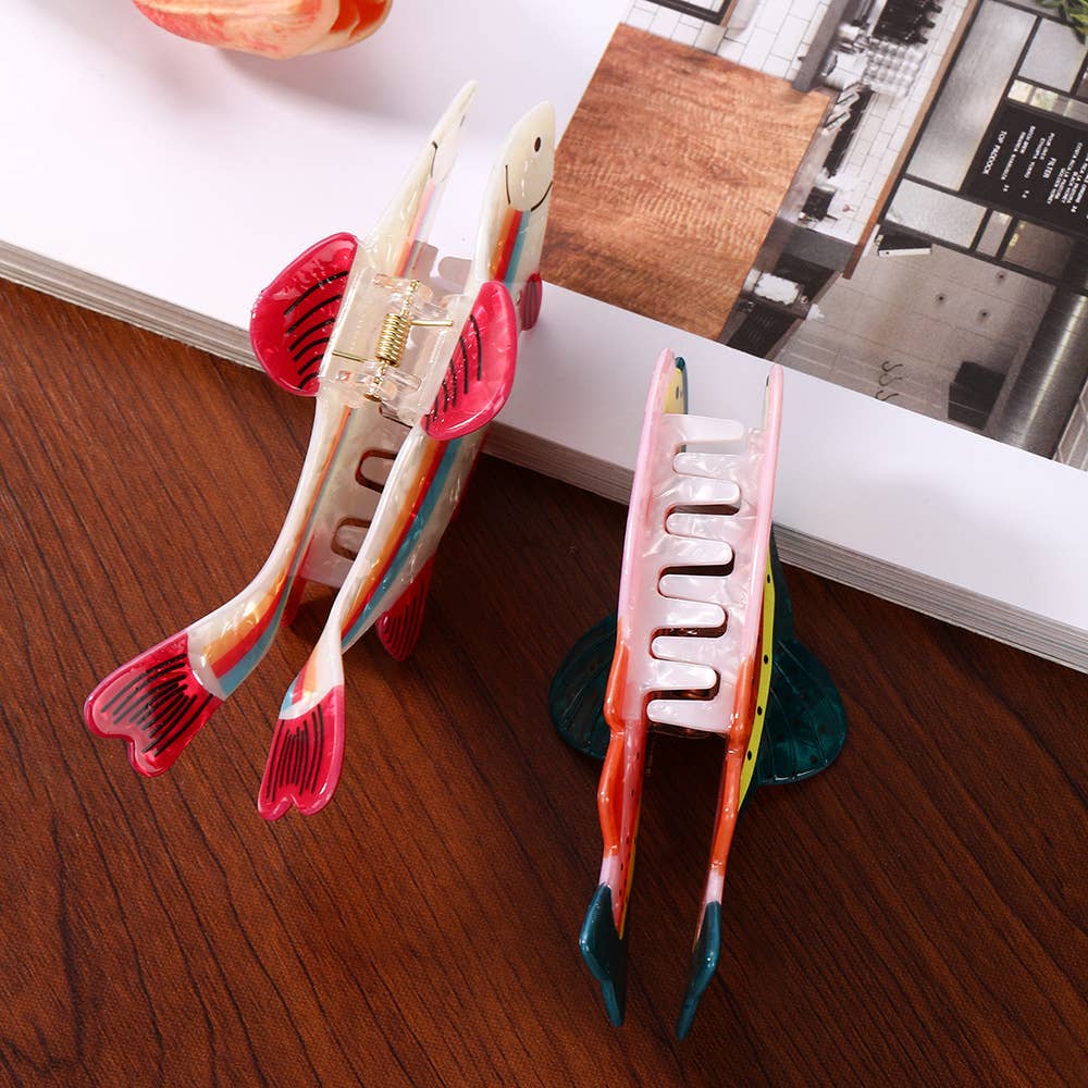 Funny Sea Fish Shaped Hair Claw Clip Vacation Hair Clip