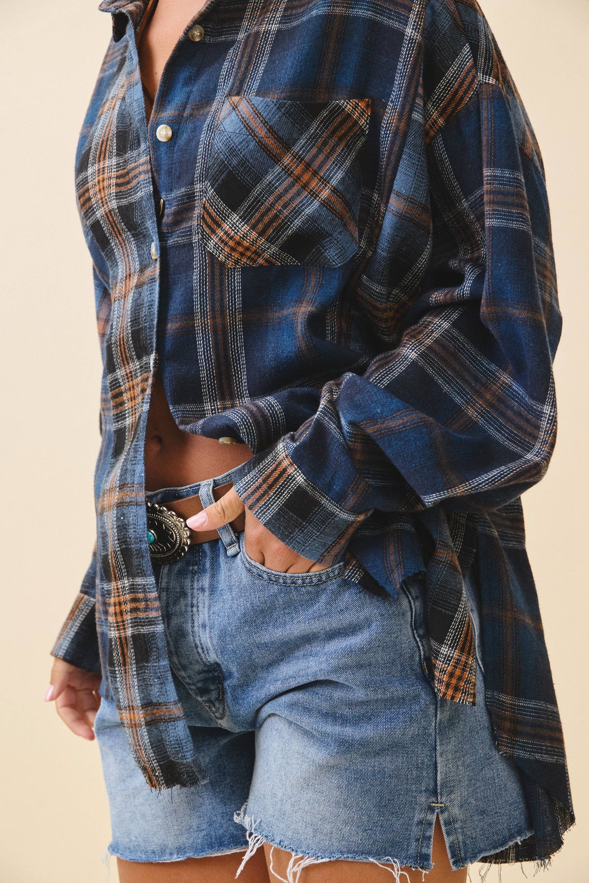 8376EN Kambrie Plaid Flannel Shirt 1