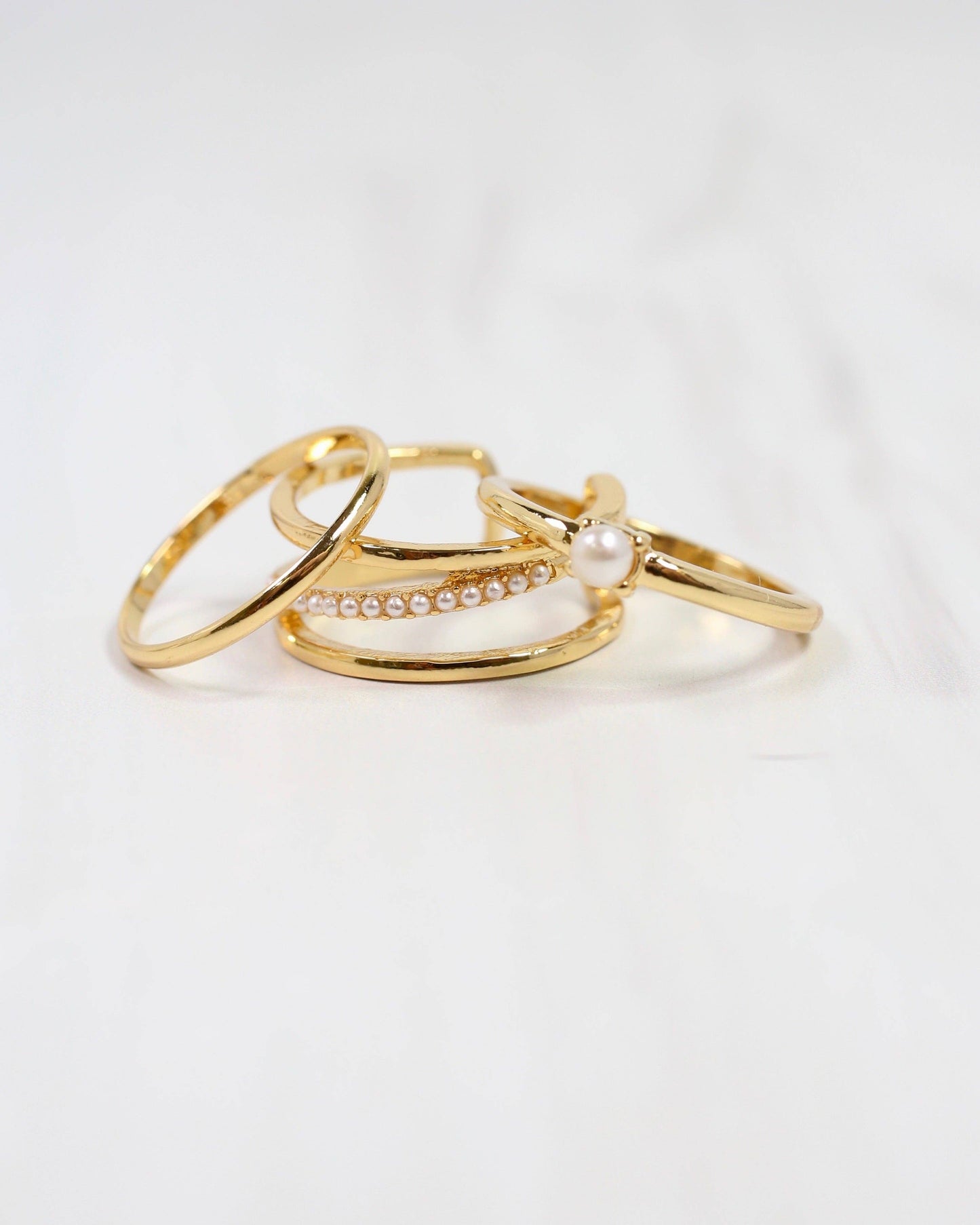 Maye Ring Set Gold
