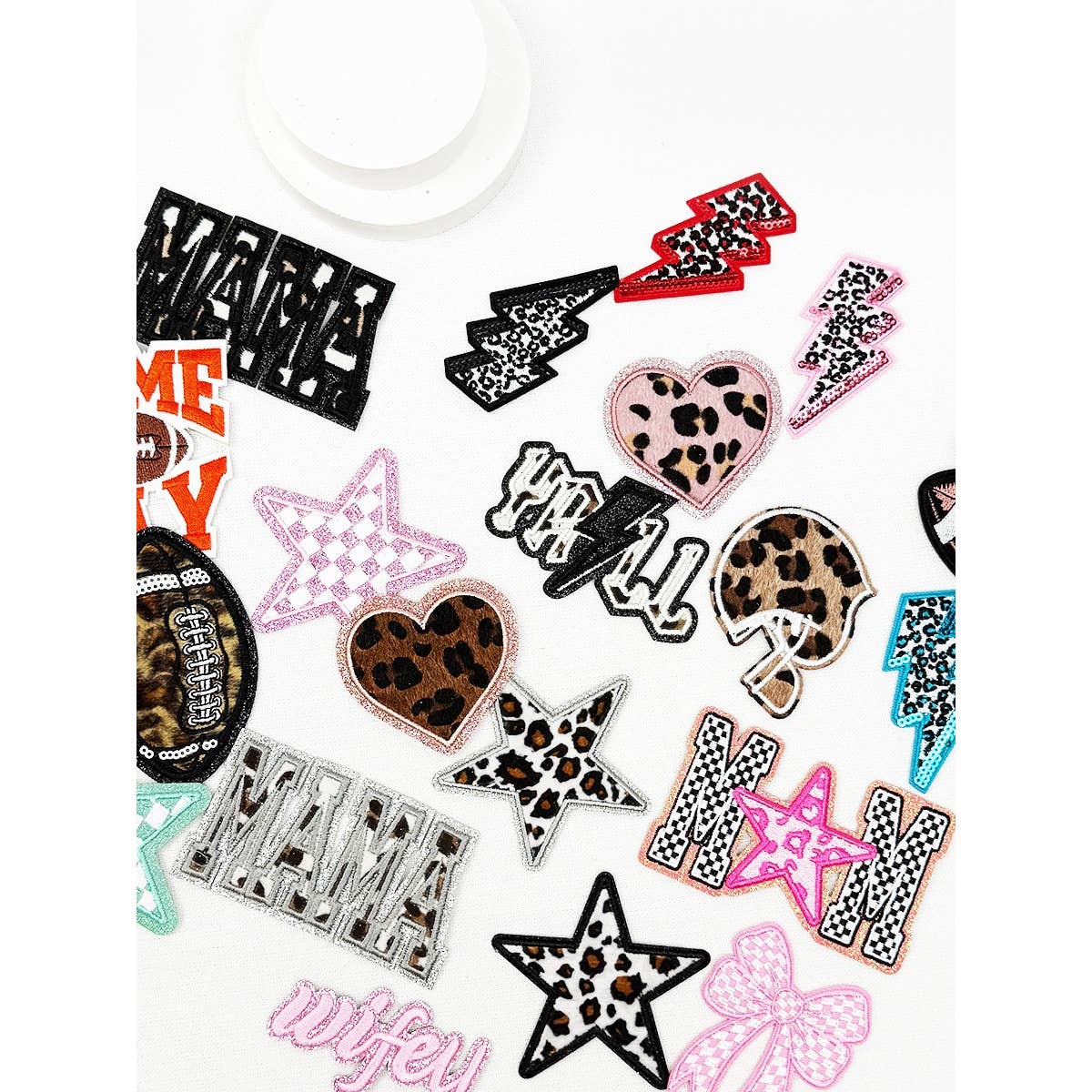 MAMA and GAME DAY Theme DIY Iron On Patches