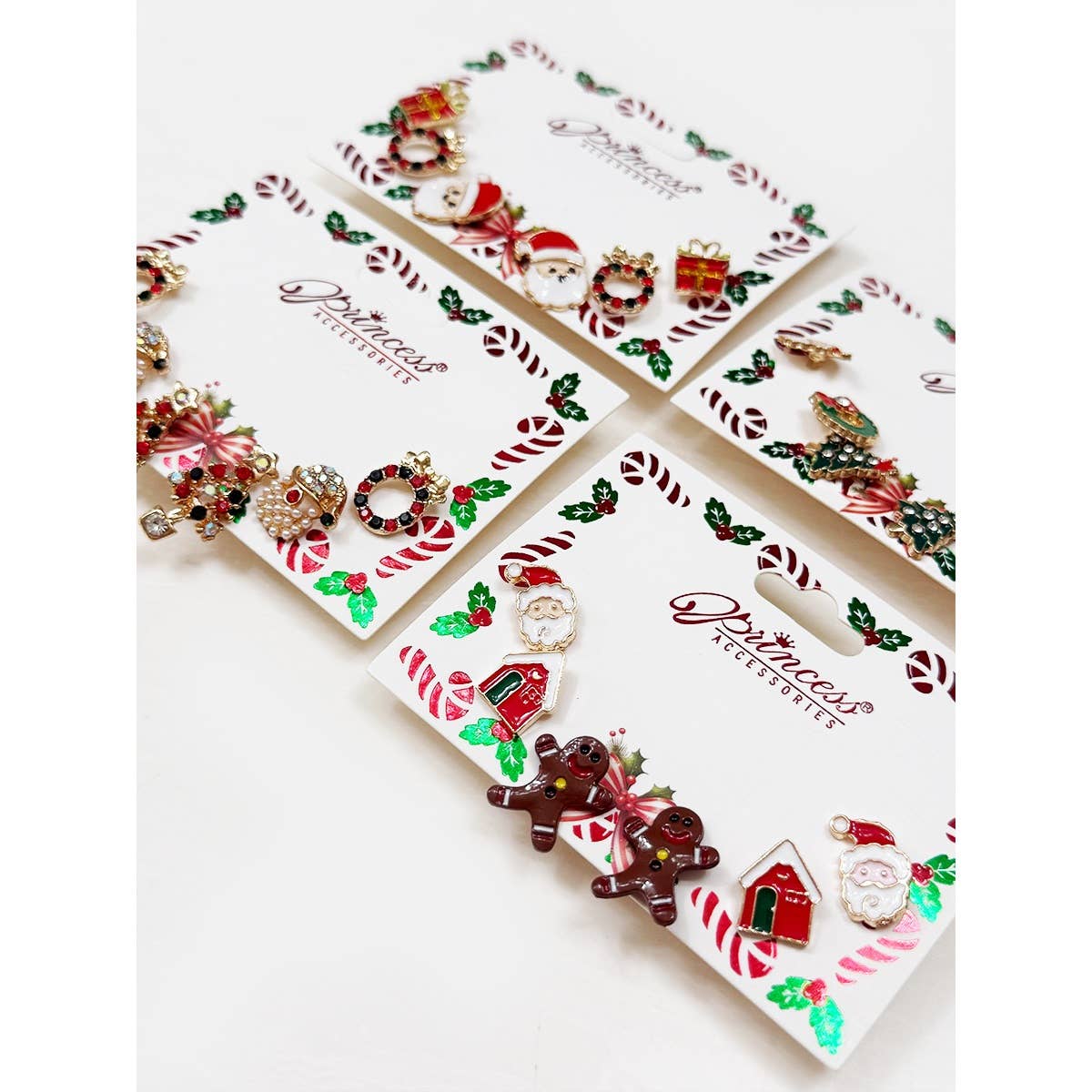 Cute Christmas Theme Sparkly Earrings