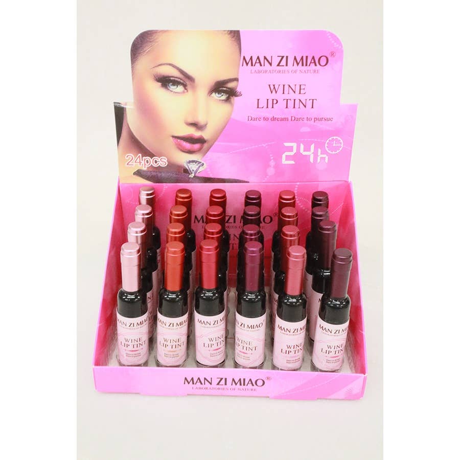 24 Pcs Wine Lip Tint