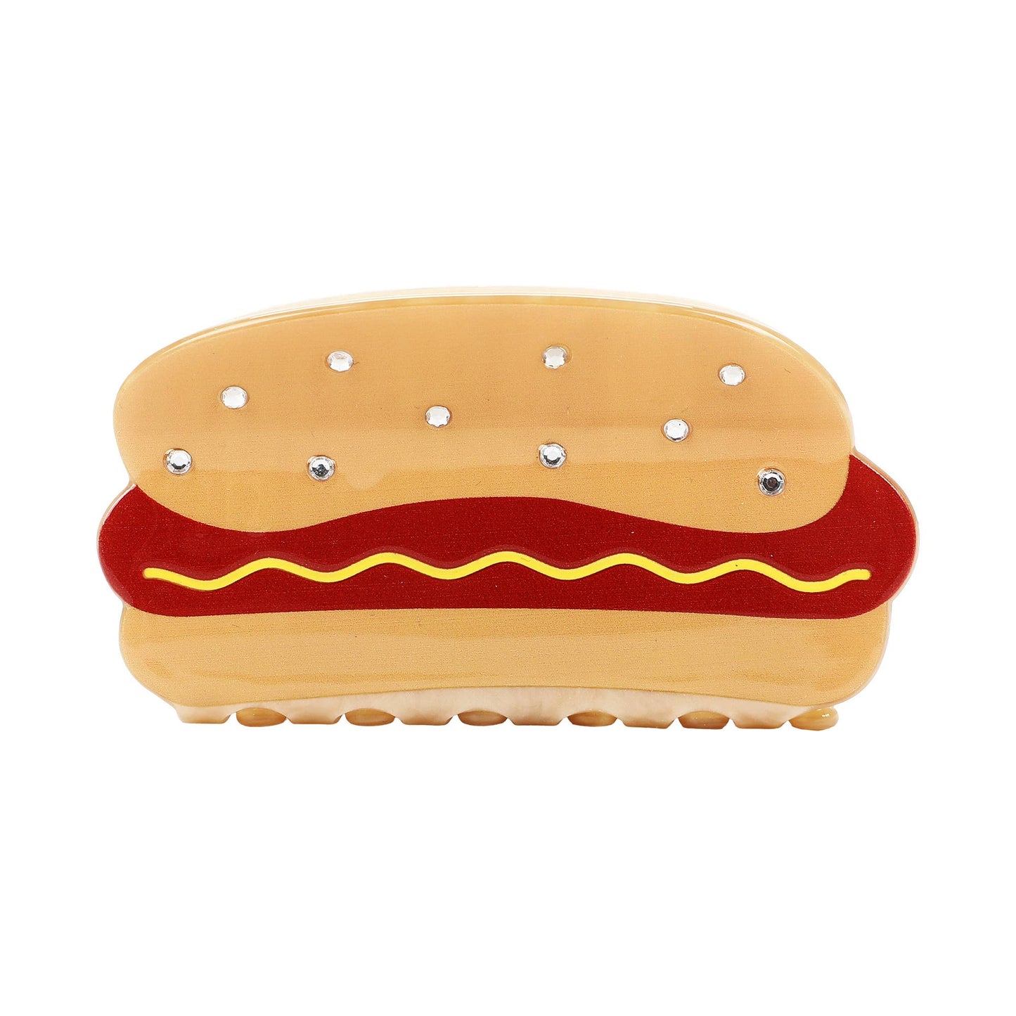 Hotdog Hair Claw Clip