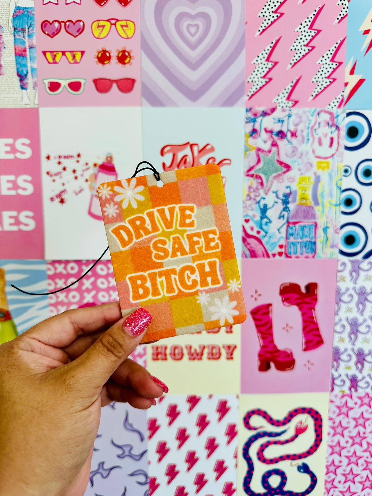 Sassy Themed felt freshies (air freshies) | set of 10