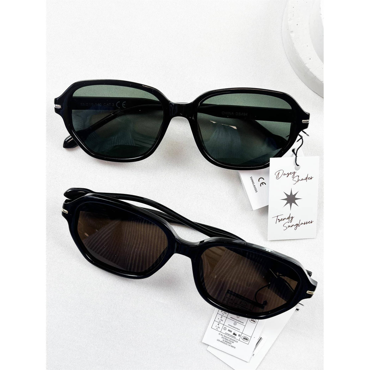 Retro Oversized Square Sunglasses