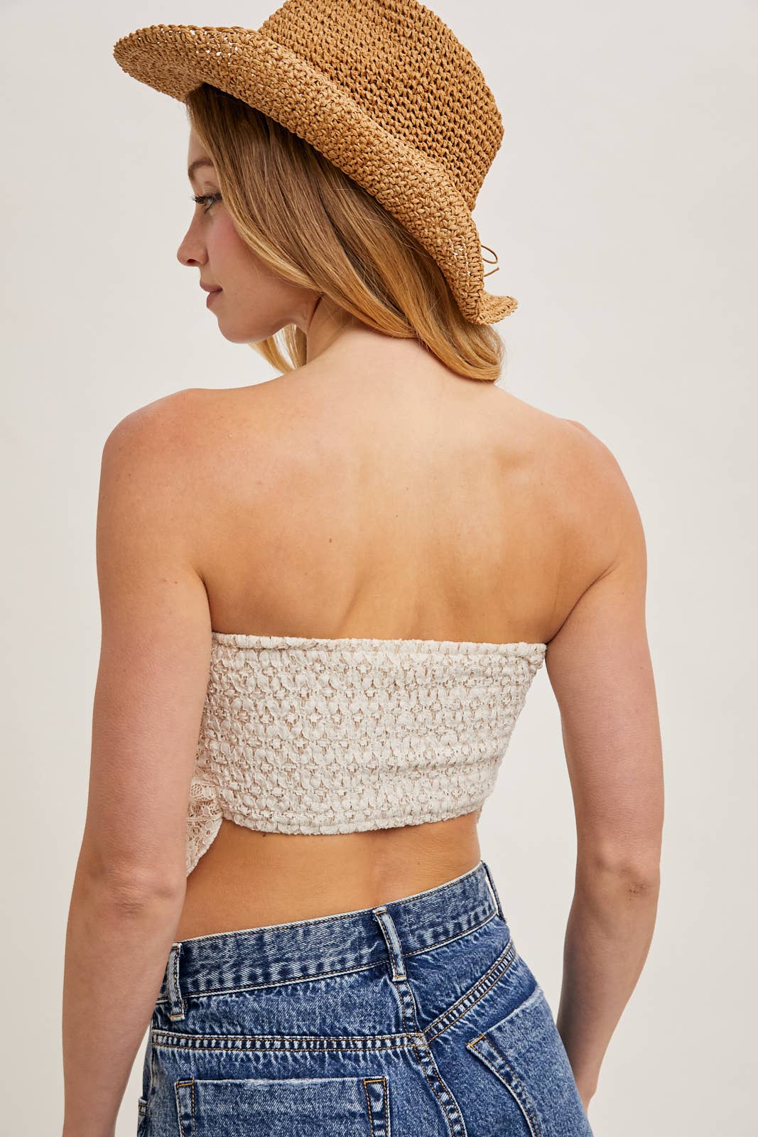 LACE BANDANA TOP