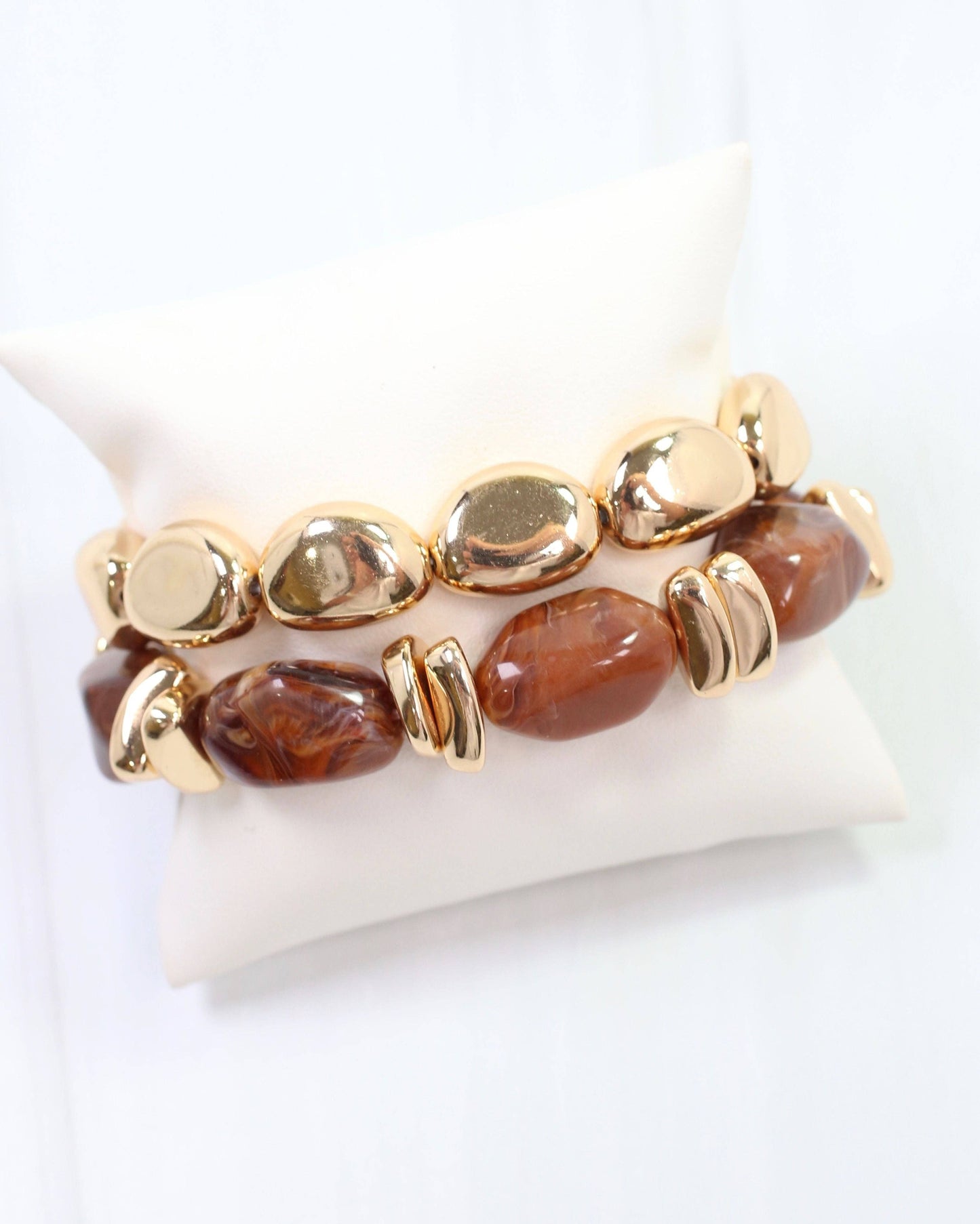 Arcadia Stone Bracelet Brown