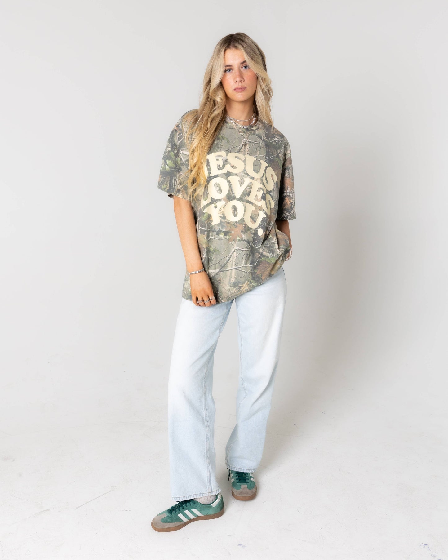 Heavyweight Camo Tee || Oversized