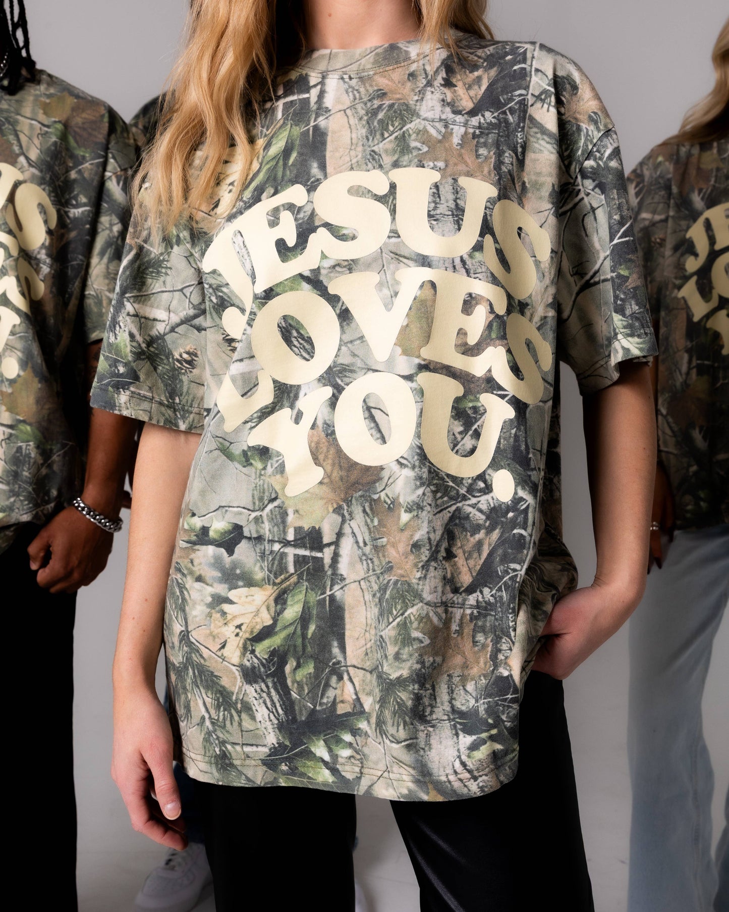 Heavyweight Camo Tee || Oversized