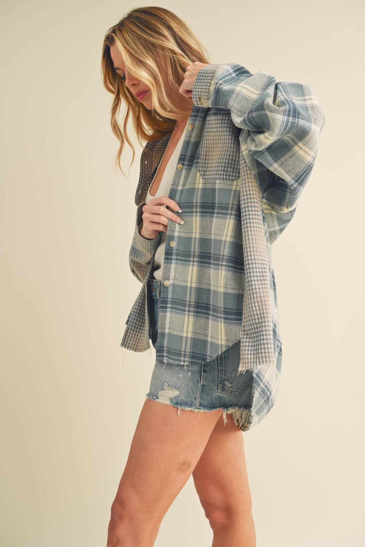 8376EN Kambrie Plaid Flannel Shirt 1