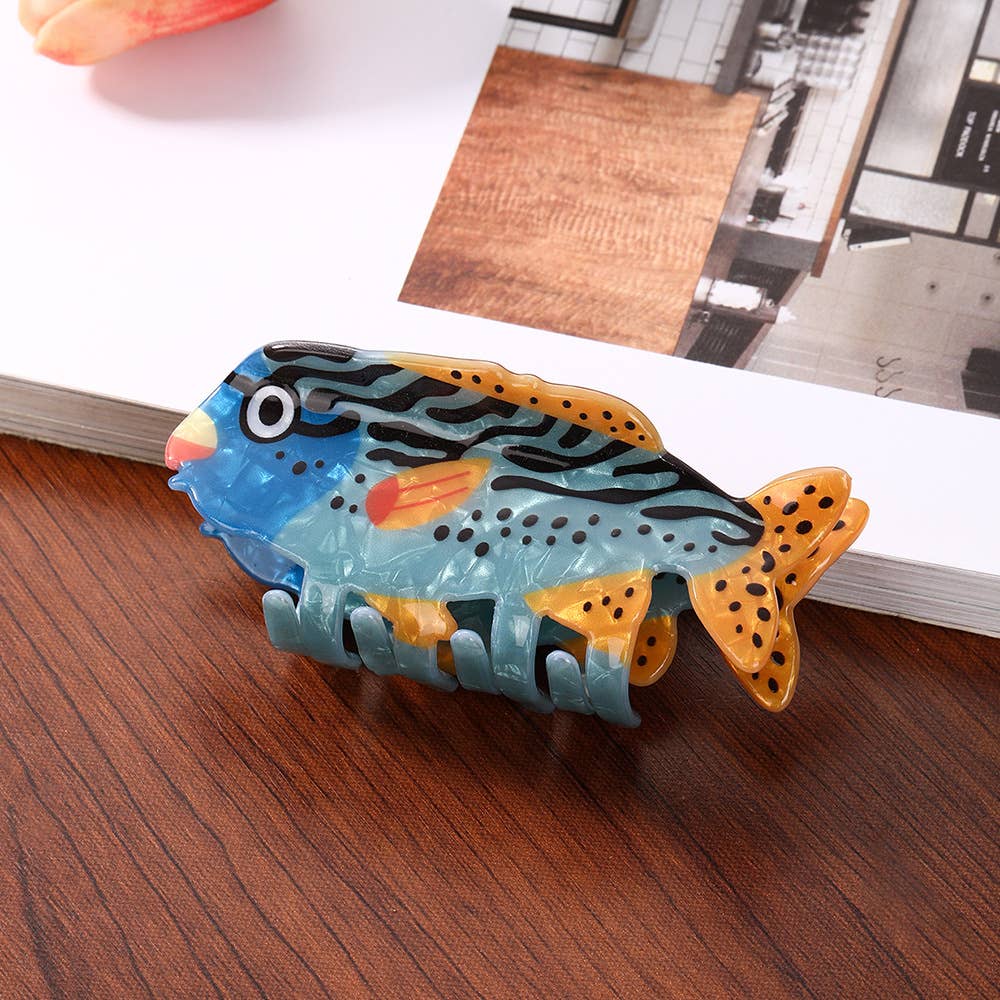 Funny Sea Fish Shaped Hair Claw Clip Vacation Hair Clip