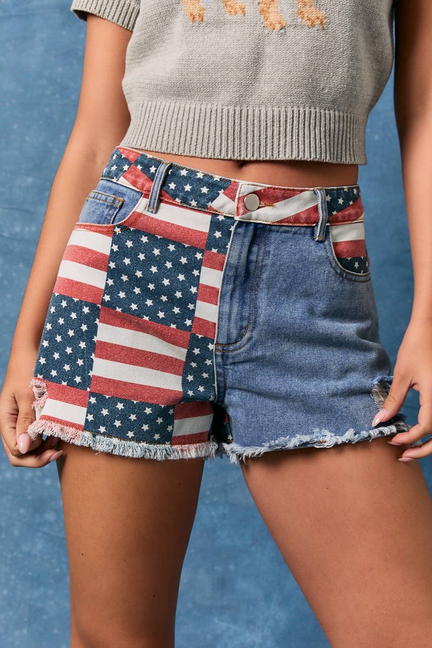 RAW EDGE HEM LOW-RISE MICRO SHORTS