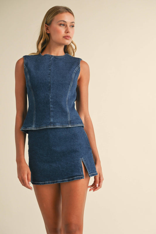That Girl Denim Set (TOP)