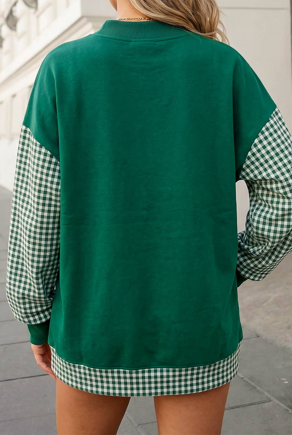 Merry Sequined Mockneck Graphic Sweatshirt  | S-XL