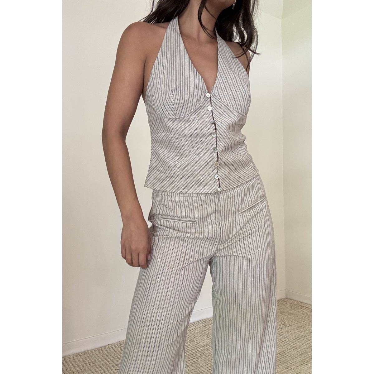 Business Babe Halter Top (SET)