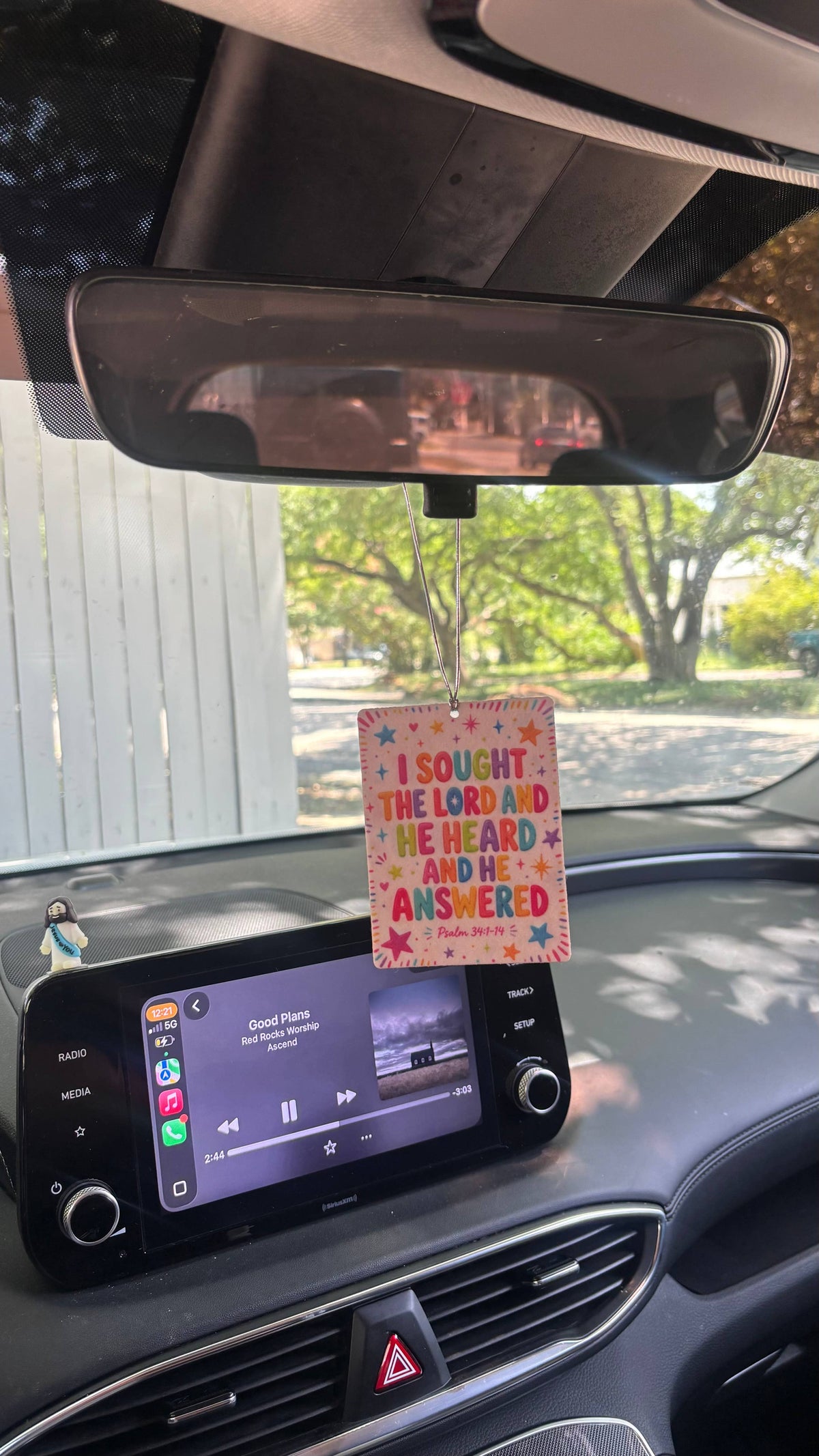 Christian Car Air Freshener | Bible Verse Felt Freshie Gifts